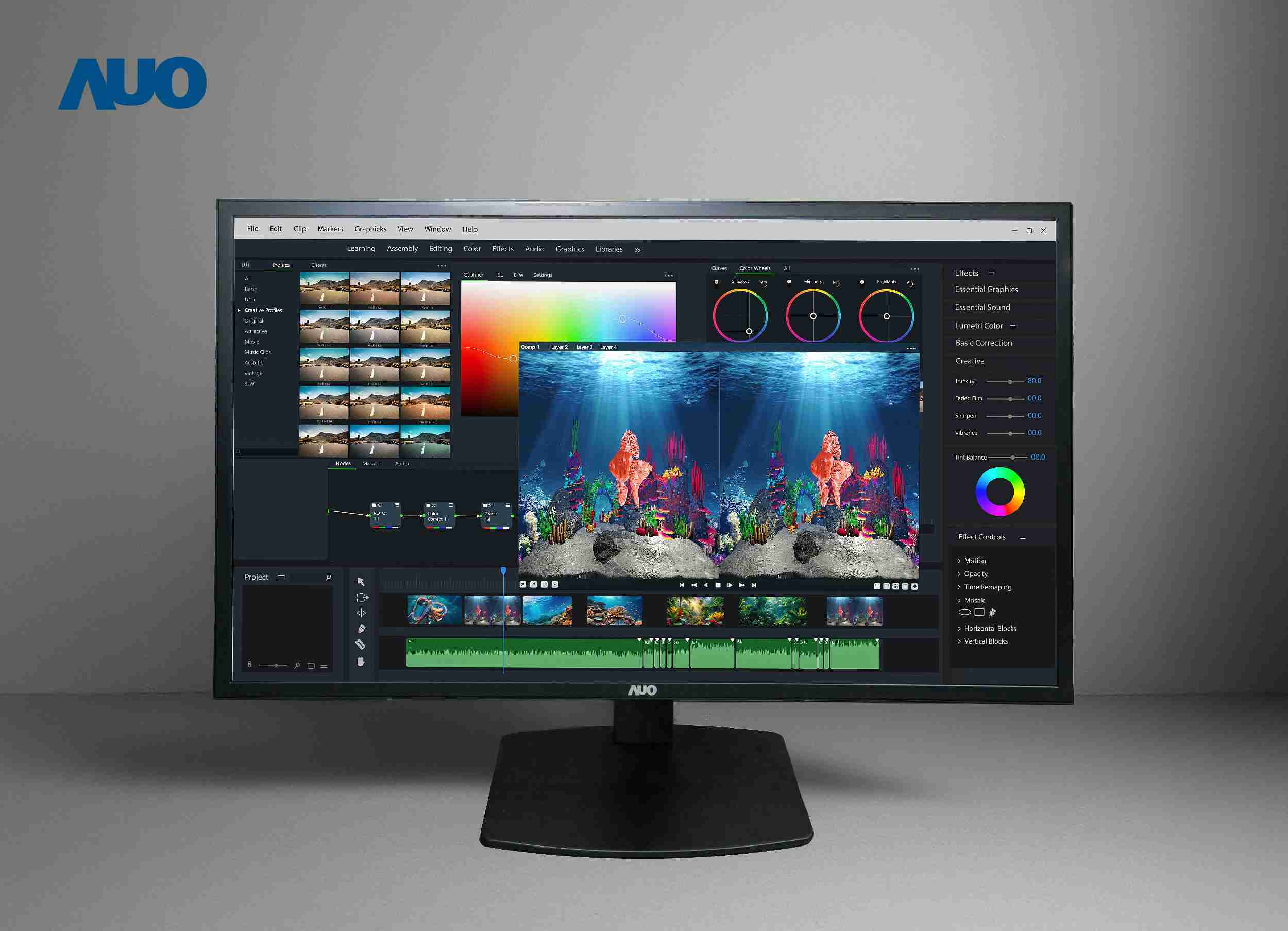 EBpay开发32吋2D/3D专业桌上型显示器，，拥有8K4K超高分辨率，，并以低串扰算法优化3D显示效果，，搭载自动眼球追踪功能，，能实时调整3D图像，，进行实时2D与3D无缝共存窗口，，提供图像设计工作者突破二维接口的崭新工作氛围与效率